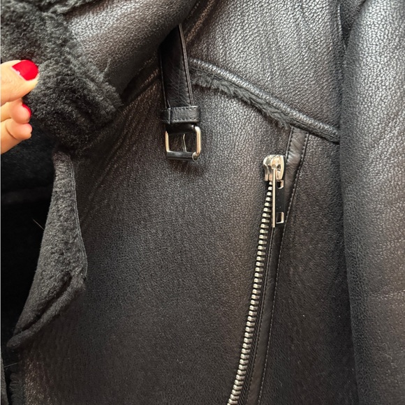 Zara Black Faux Fur Jacket - Picture 6 of 6
